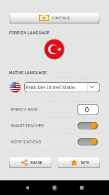 Learn Turkish words with Smart-Teacher android App screenshot 0